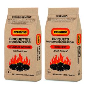 Briquettes de charbon de bois